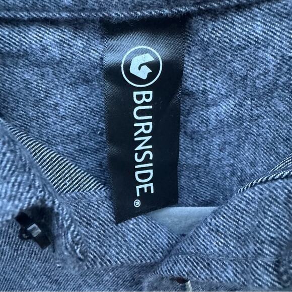 NWT New Burnside Mens Medium Lets Taco Bout Mental Health Button Up Shirt - Picture 3 of 5